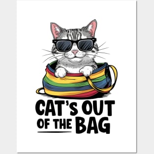 Cats out of the bag Posters and Art